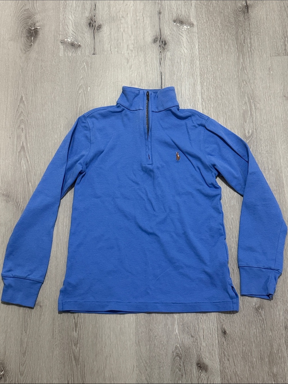 Polo by Ralph Lauren Boys Quarter-Zip Sweater in Blue
